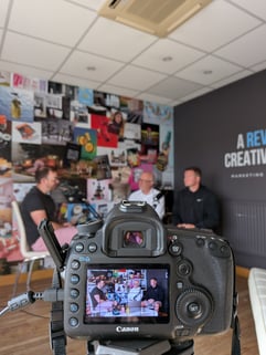 image of webinar set up