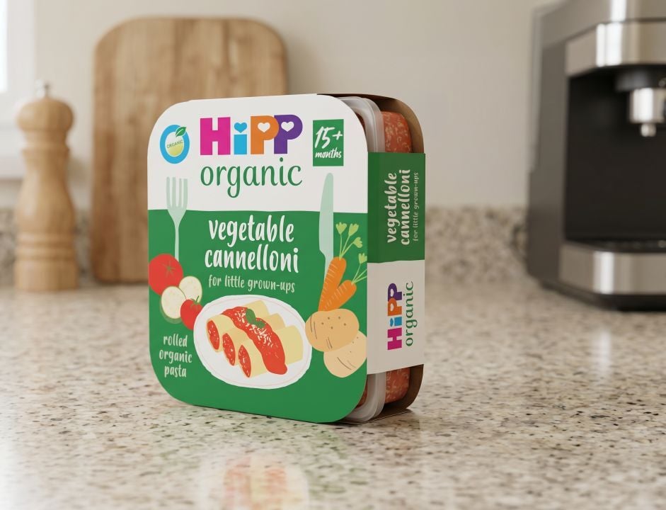 Hipp organic vegetable cannelloni pasta for 15+ months old